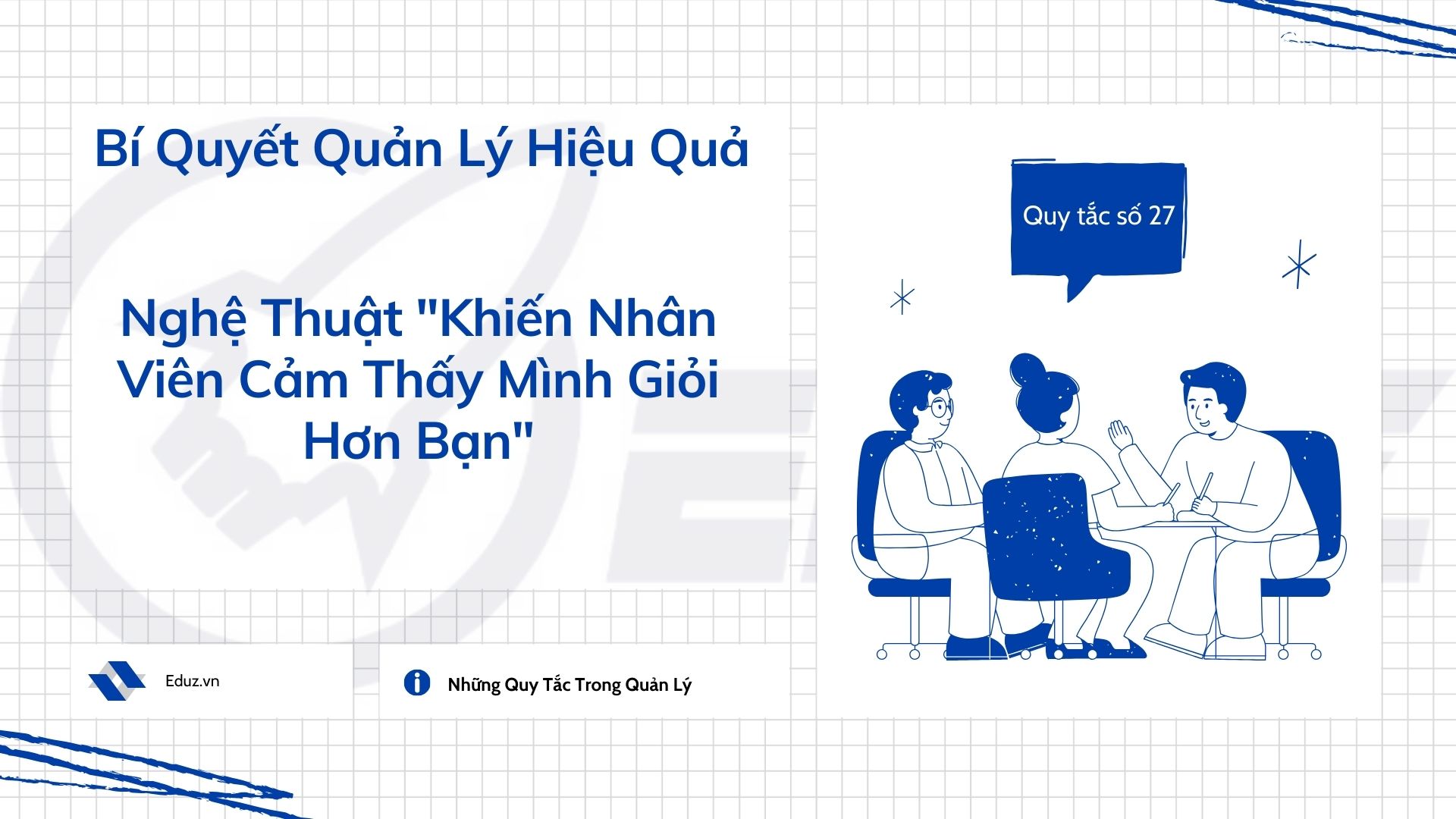 1. Quy tắc số 27 trong quản lý